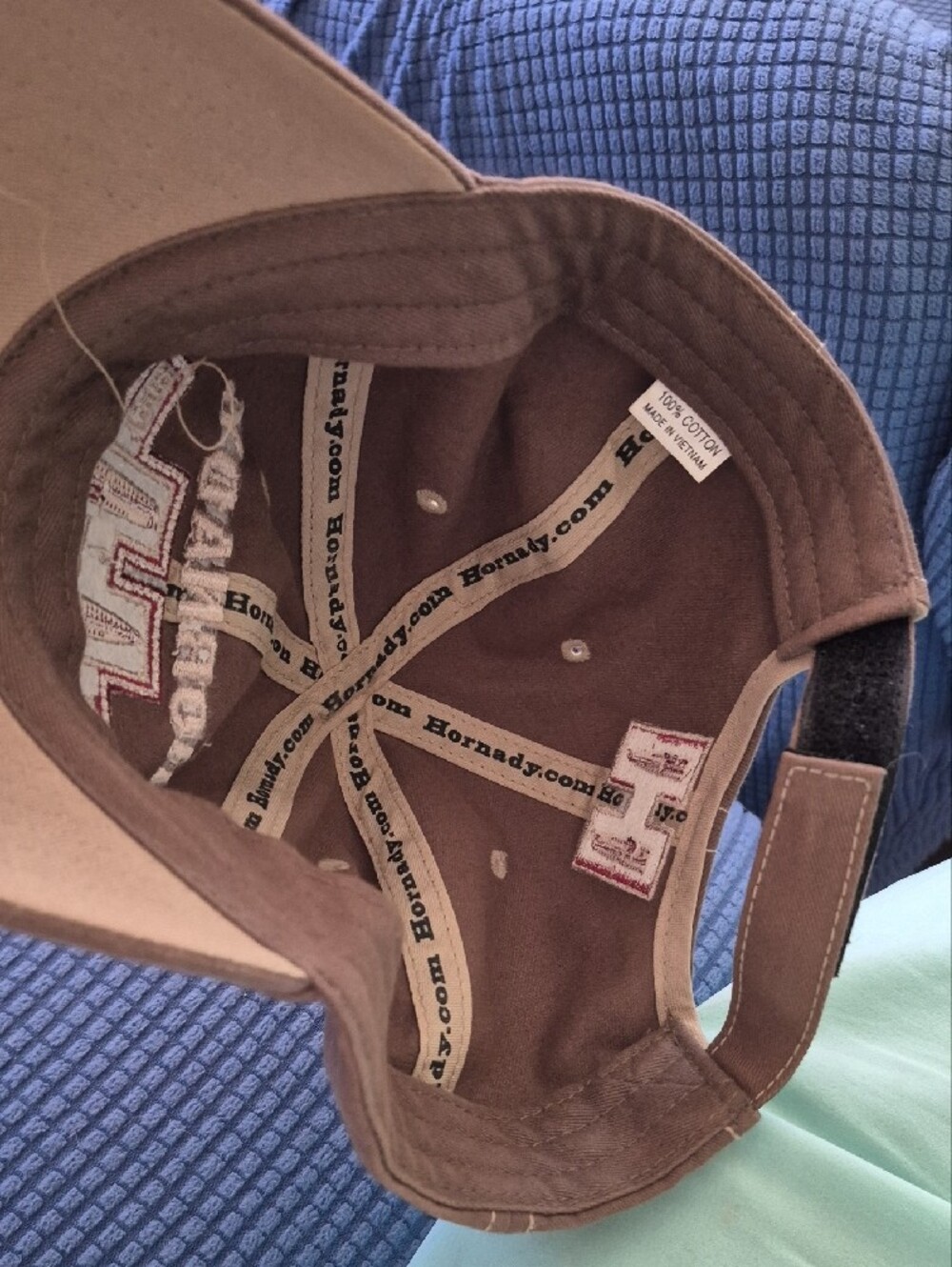 Brown Embroidered Logo Baseball Hat - Picture 3 of 3